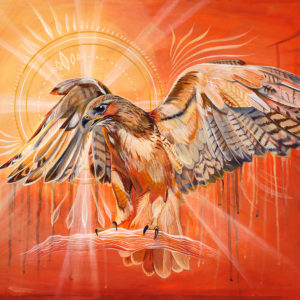 "Hawk 001" Canvas Print